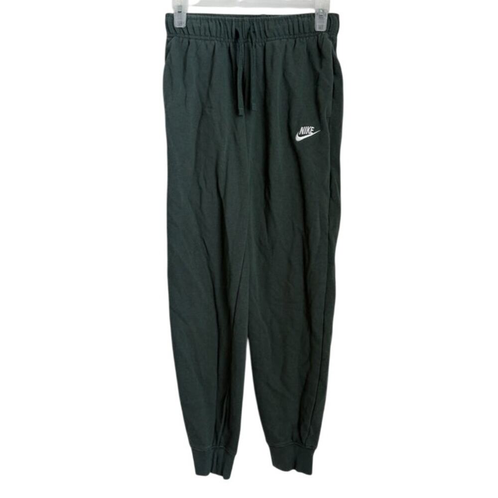 Nike Womens Green Fleece Jogger Sweatpants Size XS